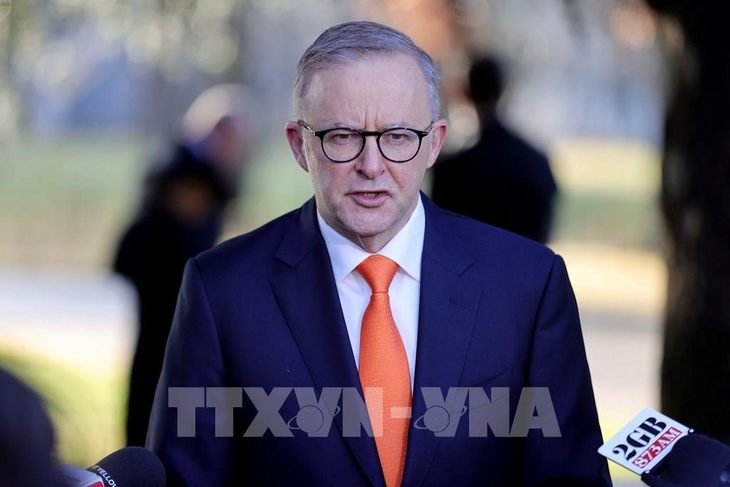 Thủ tướng Australia Anthony Albanese. Ảnh: AFP/ TTXVN