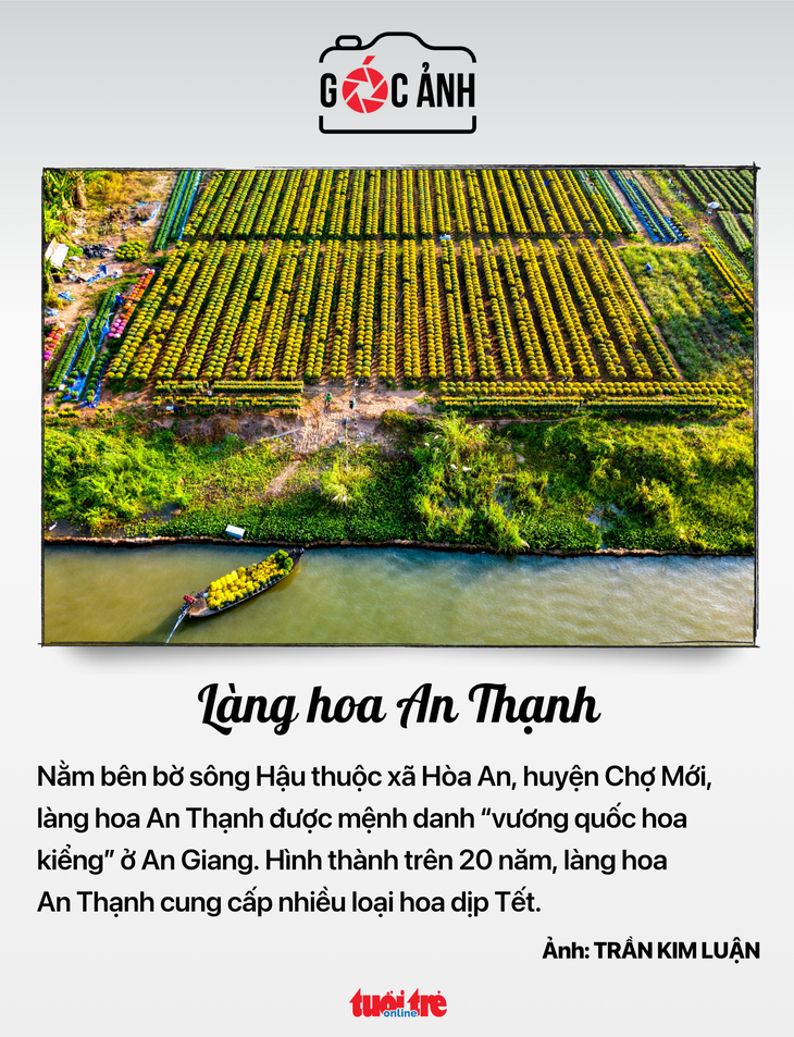 Làng hoa An Thạnh - Ảnh: TRẦN KIM LUẬN 