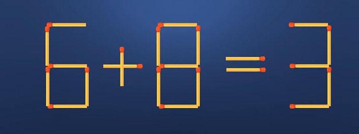 Thử tài IQ: Di chuyển một que diêm để 3+18=7 thành phép tính đúng- Ảnh 3. Thử tài IQ: Di chuyển một que diêm để 3+18=7 thành phép tính đúng- Ảnh 3.