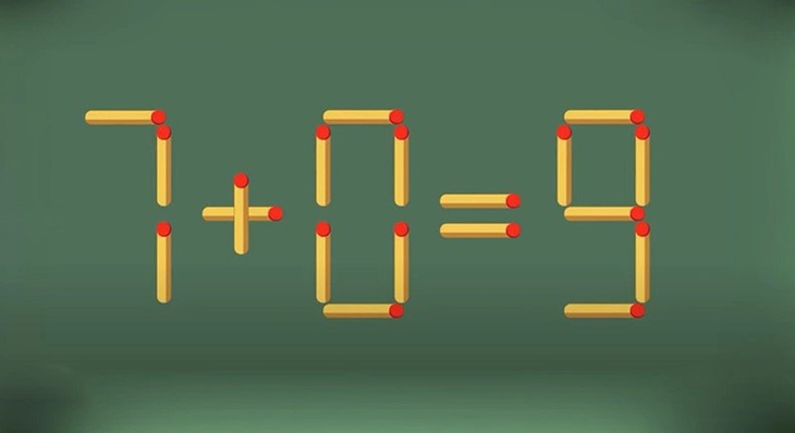 Thử tài IQ: Di chuyển một que diêm để 7-7=1 thành phép tính đúng- Ảnh 5. Thử tài IQ: Di chuyển một que diêm để 7-7=1 thành phép tính đúng- Ảnh 5.