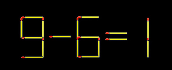 Thử tài IQ: Di chuyển một que diêm để 4-9=5 thành phép tính đúng- Ảnh 3. Thử tài IQ: Di chuyển một que diêm để 4-9=5 thành phép tính đúng- Ảnh 3.