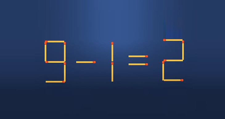 Thử tài IQ: Di chuyển một que diêm để 3-9+2=8 thành phép tính đúng- Ảnh 5. Thử tài IQ: Di chuyển một que diêm để 3-9+2=8 thành phép tính đúng- Ảnh 5.