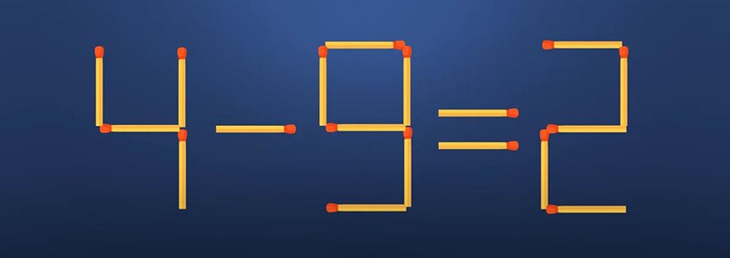 Thử tài IQ: Di chuyển một que diêm để 3-8=3 thành phép tính đúng- Ảnh 3. Thử tài IQ: Di chuyển một que diêm để 3-8=3 thành phép tính đúng- Ảnh 3.