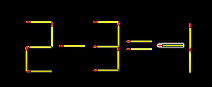 Thử tài IQ: Di chuyển một que diêm để 3+6=2 thành phép tính đúng- Ảnh 4.