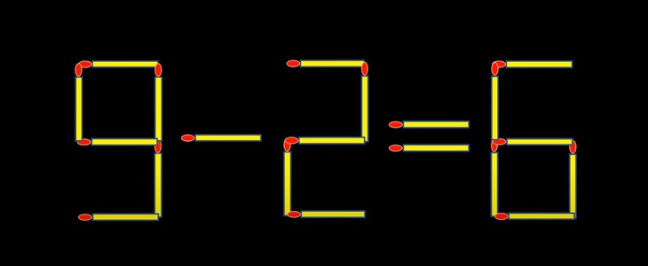 Thử tài IQ: Di chuyển một que diêm để 8-3=0 thành phép tính đúng- Ảnh 3.