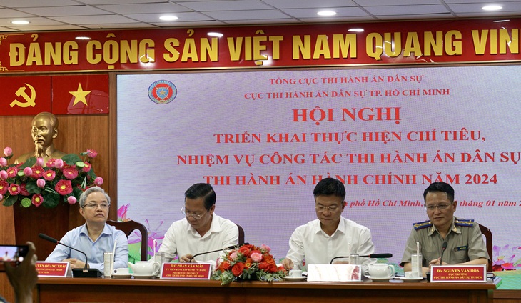 Trong năm 2023, cơ quan thi hành án dân sự TP đã thi hành xong 17,7 nghìn tỉ đồng từ các vụ án tham nhũng - Ảnh: TUYẾT MAI