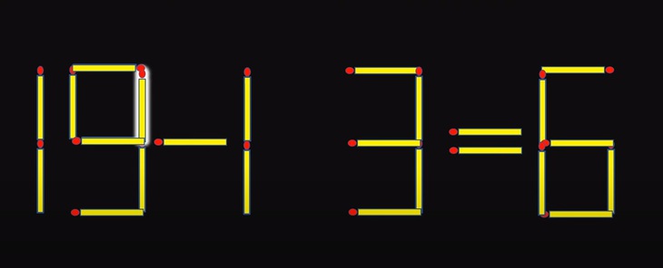 Thử tài IQ: Di chuyển một que diêm để 15-1-3=6 thành phép tính đúng- Ảnh 2.