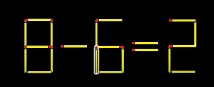Thử tài IQ: Di chuyển một que diêm để 1-6=4 thành phép tính đúng- Ảnh 6.