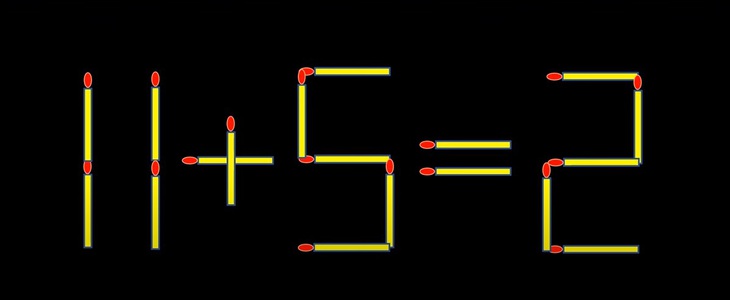 Thử tài IQ: Di chuyển một que diêm để 7+7=8 thành phép tính đúng- Ảnh 3.