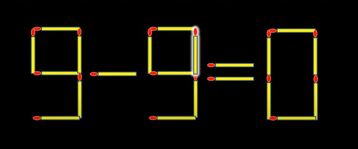 Thử tài IQ: Di chuyển một que diêm để 9-6=1 thành phép tính đúng- Ảnh 6.
