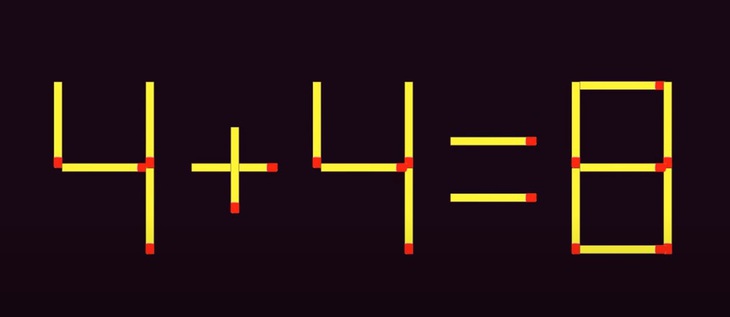 Thử tài IQ: Di chuyển hai que diêm để 1+9=8 thành phép tính đúng - Ảnh 1.