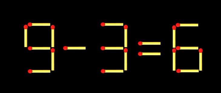 Thử tài IQ: Di chuyển một que diêm để 18-6=3 thành phép tính đúng - Ảnh 1.