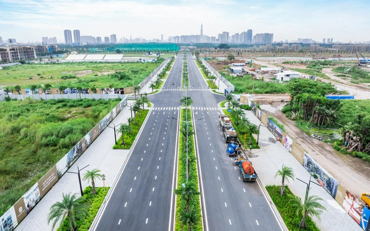 Cận cảnh con đường Liên Phường sắp thông xe ở khu đông TP.HCM - Ảnh 10.