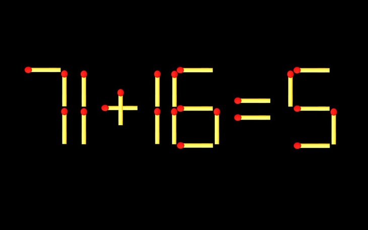 Thử tài IQ: Di chuyển một que diêm để 5-1=5 thành phép tính đúng - Ảnh 7.