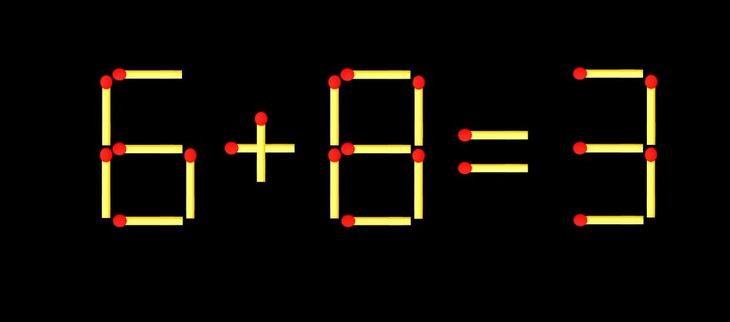 Thử tài IQ: Di chuyển một que diêm để 8+13=7 thành phép tính đúng - Ảnh 2.