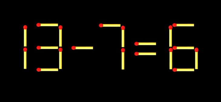 Thử tài IQ: Di chuyển một que diêm để 11+17=8 thành phép tính đúng - Ảnh 1.