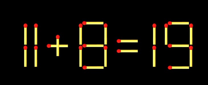 Thử tài IQ: Di chuyển một que diêm để 8+17=8 thành phép tính đúng - Ảnh 1.