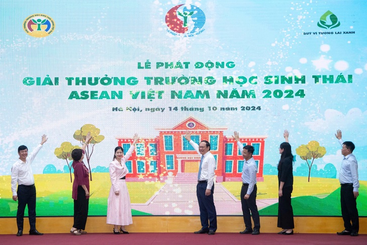 Công bố giải thưởng để thúc đẩy mô hình trường học sinh thái, trường học xanh - Ảnh 1.