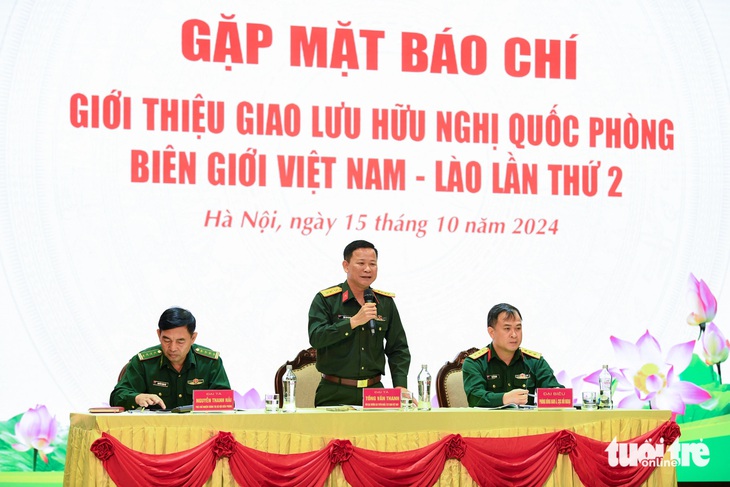 Hai Bộ trưởng Quốc phòng Việt Nam - Lào sắp gặp nhau tại Giao lưu hữu nghị Quốc phòng biên giới - Ảnh 1.