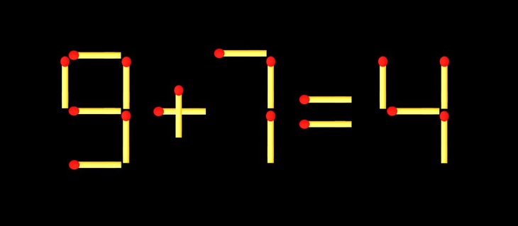 Thử tài IQ: Di chuyển một que diêm để 8-4=2 thành phép tính đúng - Ảnh 2.