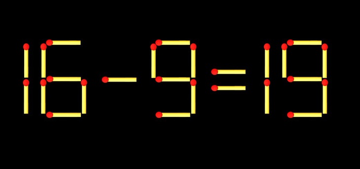 Thử tài IQ: Di chuyển một que diêm để 8+15=9 thành phép tính đúng - Ảnh 2.