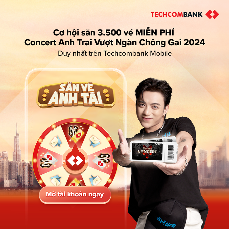 Sức hút Techcombank trước thềm concert Anh trai vượt ngàn chông gai 2024 - Ảnh 2.