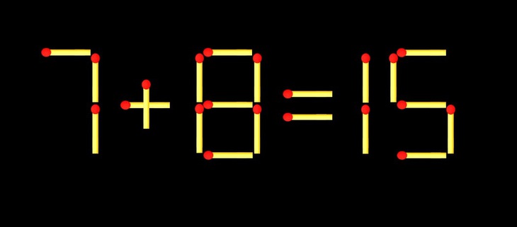 Thử tài IQ: Di chuyển một que diêm để 6+6=8 thành phép tính đúng - Ảnh 1.