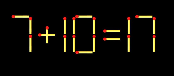 Thử tài IQ: Di chuyển một que diêm để 8+13=7 thành phép tính đúng - Ảnh 1.