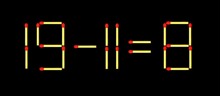 Thử tài IQ: Di chuyển một que diêm để 8+16=10 thành phép tính đúng - Ảnh 1.