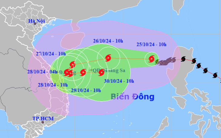 Bão Trà Mi phức tạp, phải chuẩn bị phương án ứng phó cao nhất với - Ảnh 3.