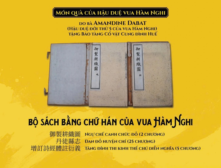 Kỷ vật của vua Hàm Nghi được con cháu tặng lại cho Huế và Quảng Trị - Ảnh 3.