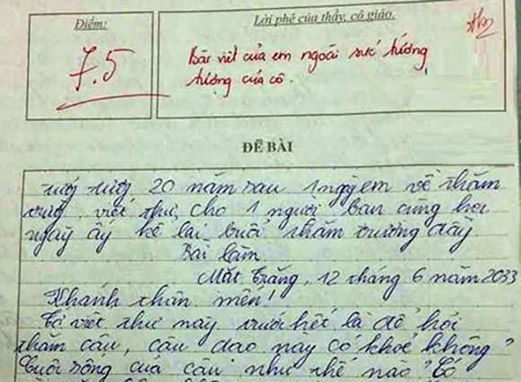 'Cười chảy nước mắt' với những bài văn bá đạo của học trò - Ảnh 2.