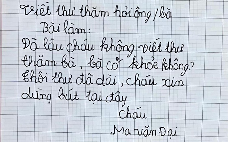 Cậu bé bán vé số xin nhờ ánh đèn nhà dân để làm bài tập - Ảnh 3.