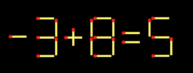 Thử tài IQ: Di chuyển một que diêm để 47+5=8 thành phép tính đúng - Ảnh 1.