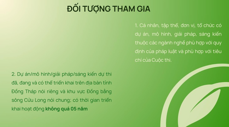 Đồng Tháp tổ chức cuộc thi sáng kiến Mekong với giải thưởng 230 triệu đồng - Ảnh 3.