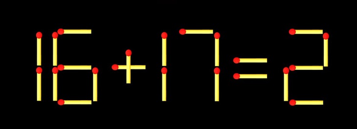 Thử tài IQ: Di chuyển một que diêm để 8-16=7 thành phép tính đúng - Ảnh 2.