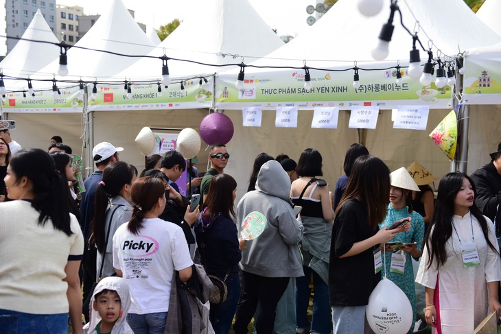 Vietnam Phở Festival 2024: Khách xếp hàng dài, bánh mì, chả giò cũng 'cháy hàng' - Ảnh 11.