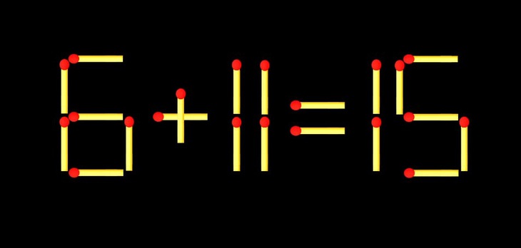 Thử tài IQ: Di chuyển hai que diêm để 8+13=9 thành phép tính đúng - Ảnh 2.