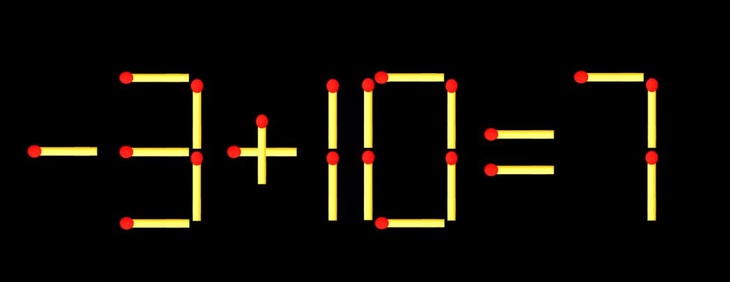 Thử tài IQ: Di chuyển hai que diêm để 3+18=7 thành phép tính đúng - Ảnh 1.