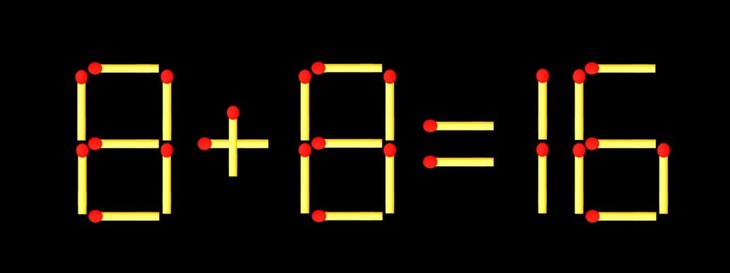 Thử tài IQ: Di chuyển hai que diêm để 3+18=7 thành phép tính đúng - Ảnh 1.