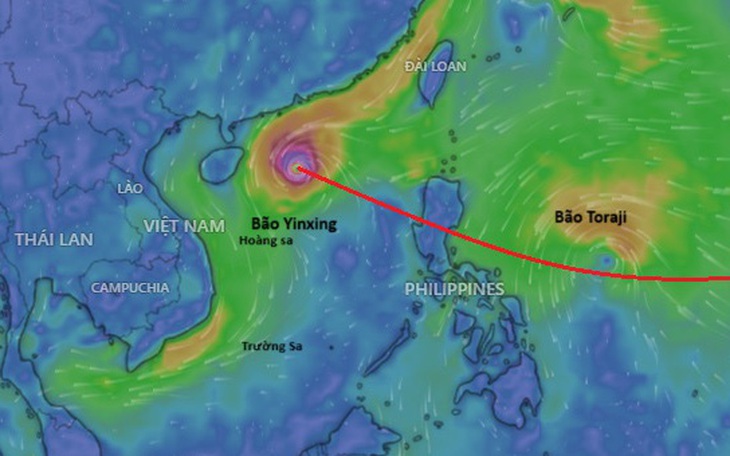 Thời tiết hôm nay 13-11: Miền Bắc sương mù kèm ô nhiễm, bão số 8 đi lên phía Bắc - Ảnh 2.