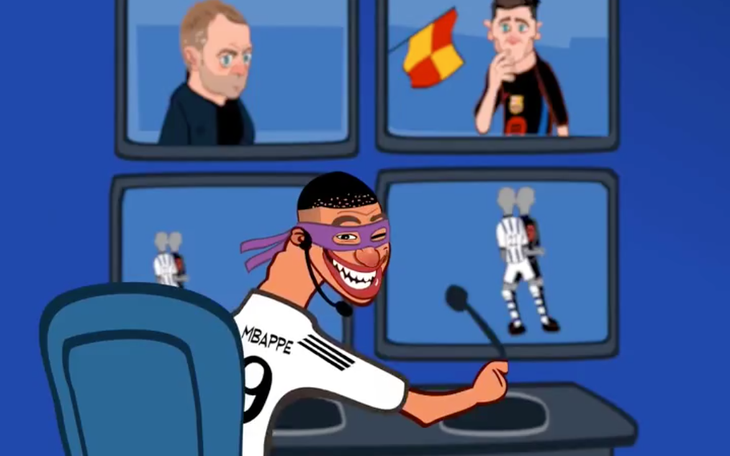 Bàn thắng thứ 910 trong sự nghiệp Ronaldo lên hoạt hình - Ảnh 3.