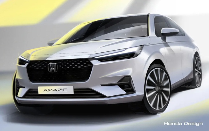 Honda Amaze 2024 lộ diện hoàn chỉnh: Sedan nhỏ nhất, rẻ nhất của Honda, chung khung gầm City - Ảnh 10.