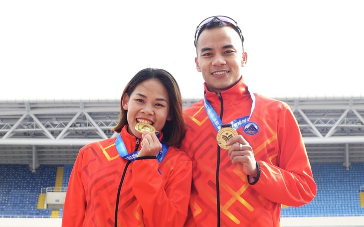 Quách Thị Lan, Vũ Thị Ngọc Hà trở lại ấn tượng tại Giải điền kinh vô địch quốc gia 2024 - Ảnh 3.