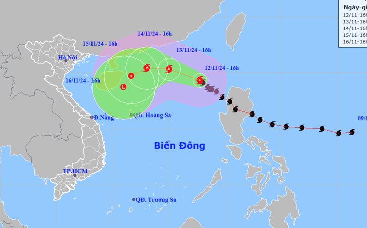 Bão số 8 có ảnh hưởng đến đất liền Việt Nam? - Ảnh 1.