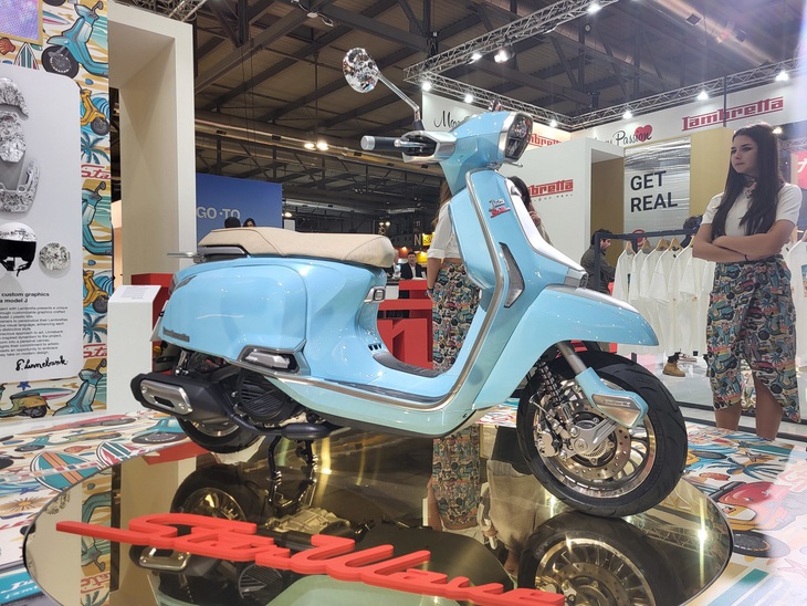 Lambretta tung mẫu đặc biệt: Như bước ra từ 'Toy Story', có ABS, yên xe là điểm trừ - Ảnh 6.