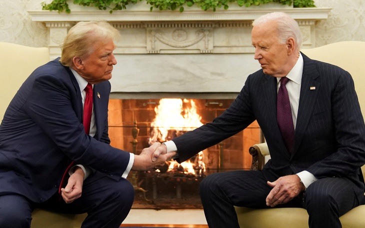 Ông Trump và ông Biden cam kết chuyển giao quyền lực trong hòa bình - Ảnh 2.