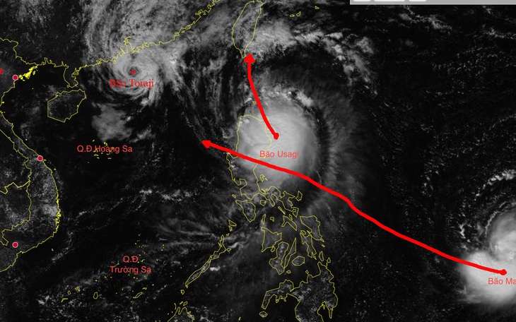 Bão Man-yi mạnh lên thành siêu bão - Ảnh 3.