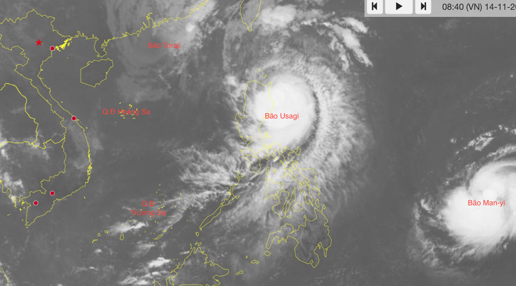 Bão số 8 đổi hướng, bão Usagi mạnh cấp 15 sắp quét qua đảo Luzon - Ảnh 2.