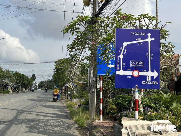 Sa Đéc 'xẻ đôi' đất làng hoa để làm tuyến đường 1,9km hơn 500 tỉ đồng - Ảnh 2.